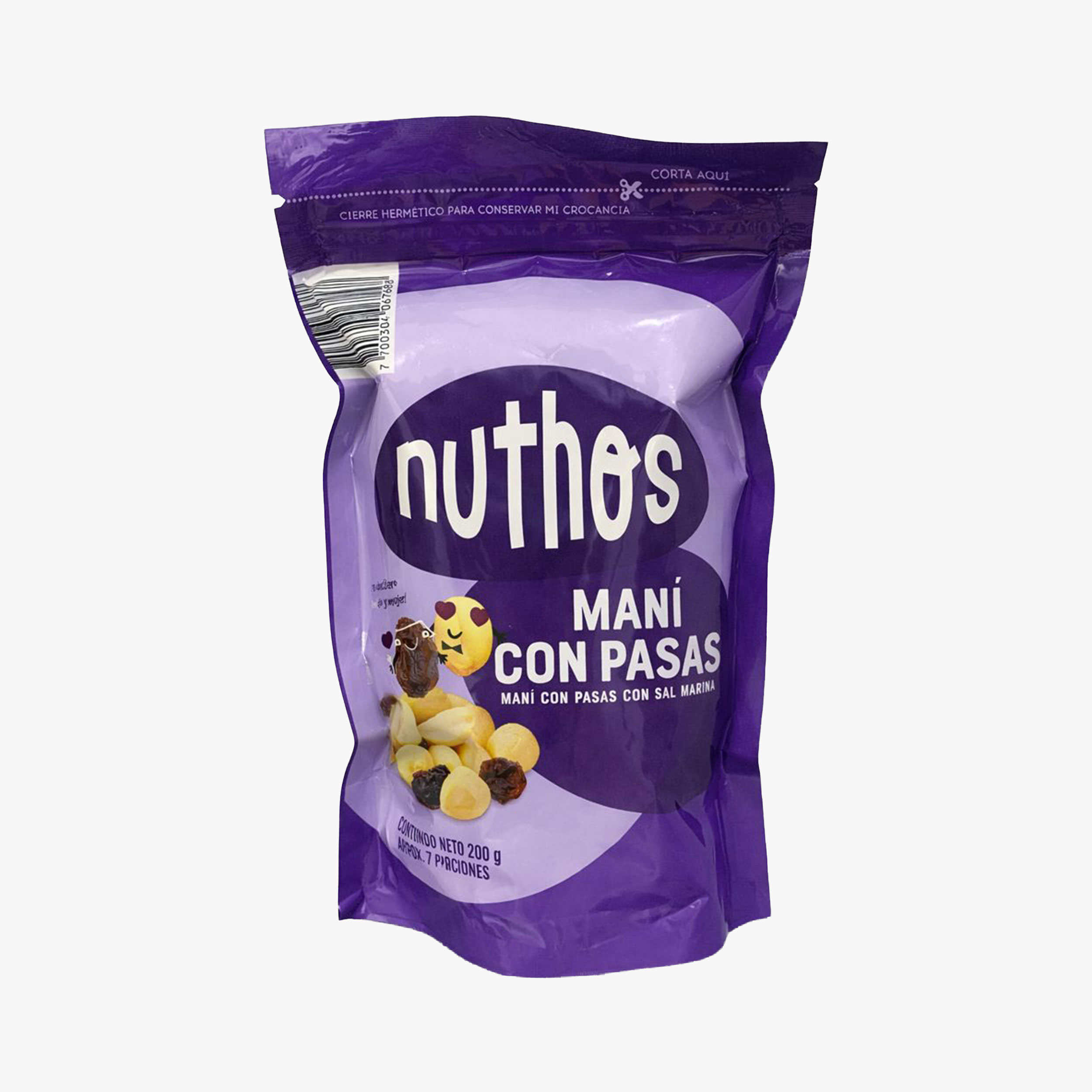 Maní con Pasas Nuthos