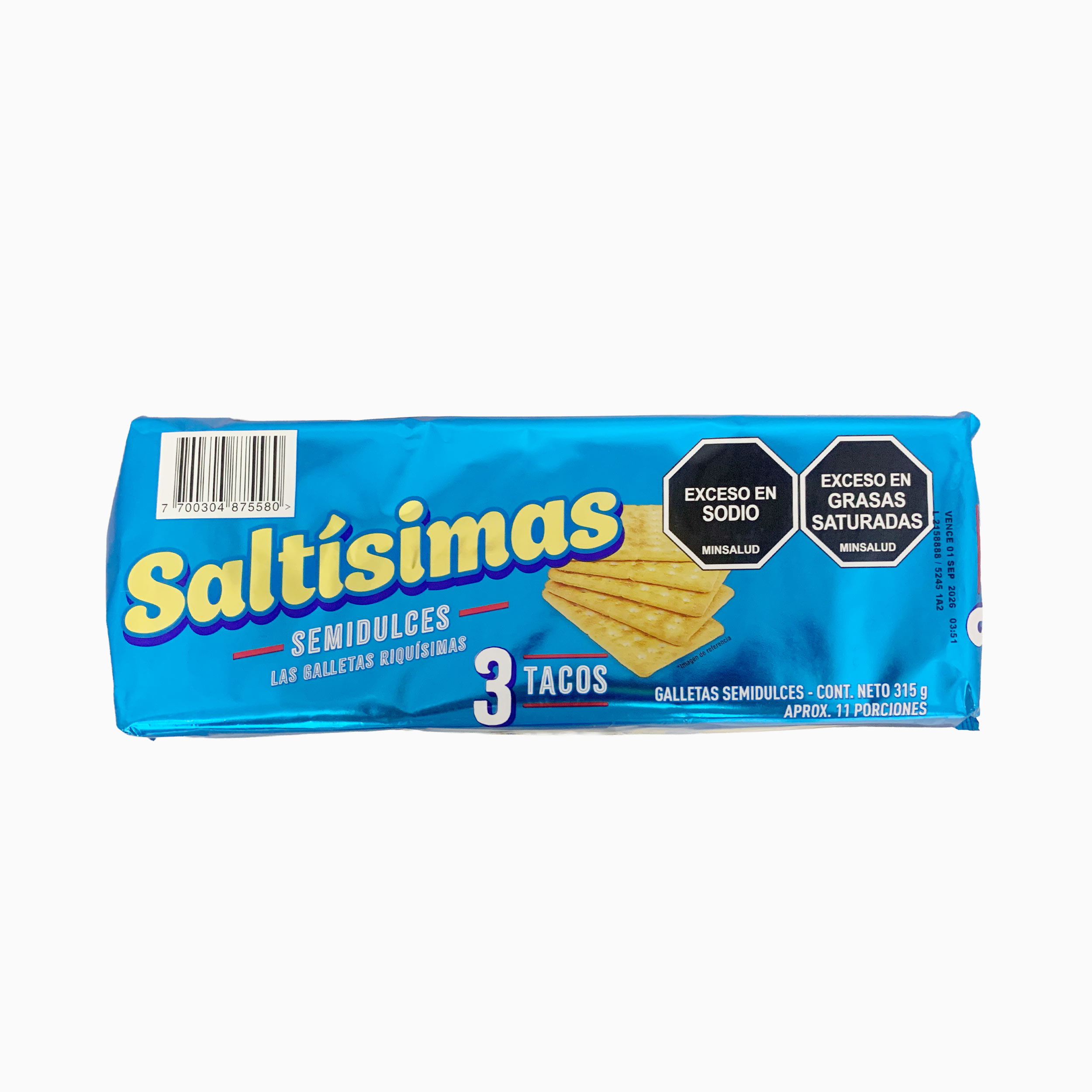 Galletas Semidulces Saltísimas