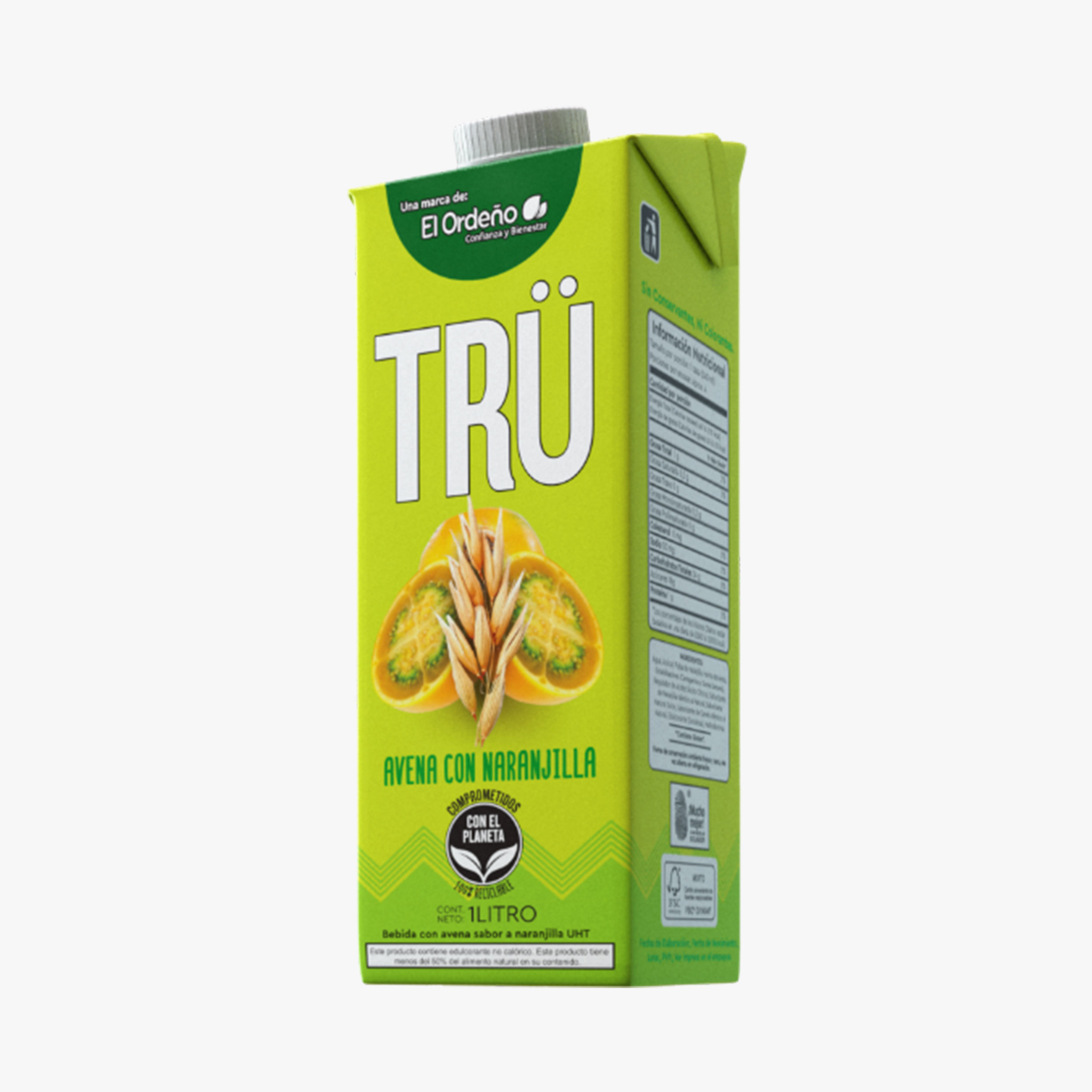 Trü Avena con Naranjilla El Ordeño 1L