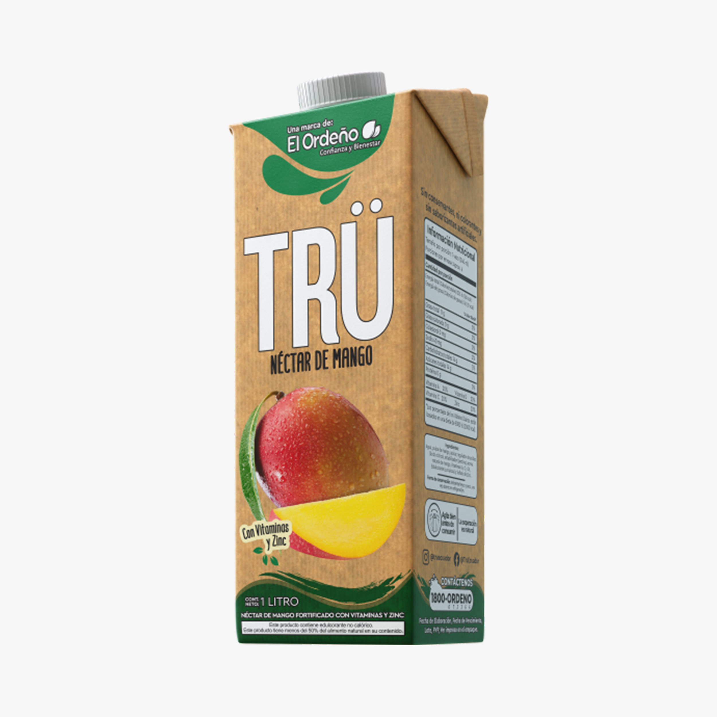 Trü Néctar de Mango El Ordeño 1litro