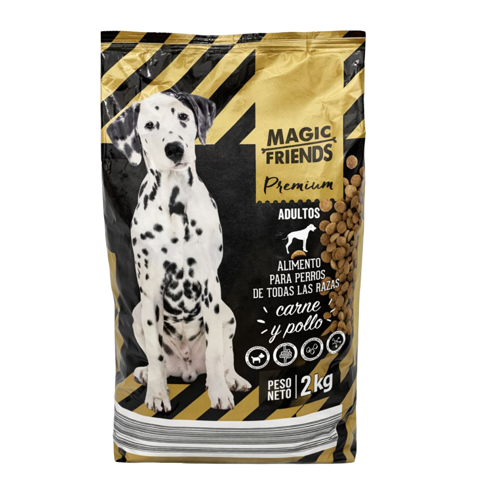 Croquetas Premium Para Todas Las Razas -Magic Friend- 2Kg.