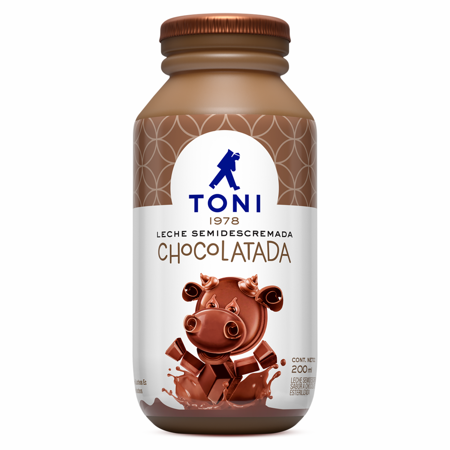 Leche saborizada Sabor Chocolate -Toni- 200ml