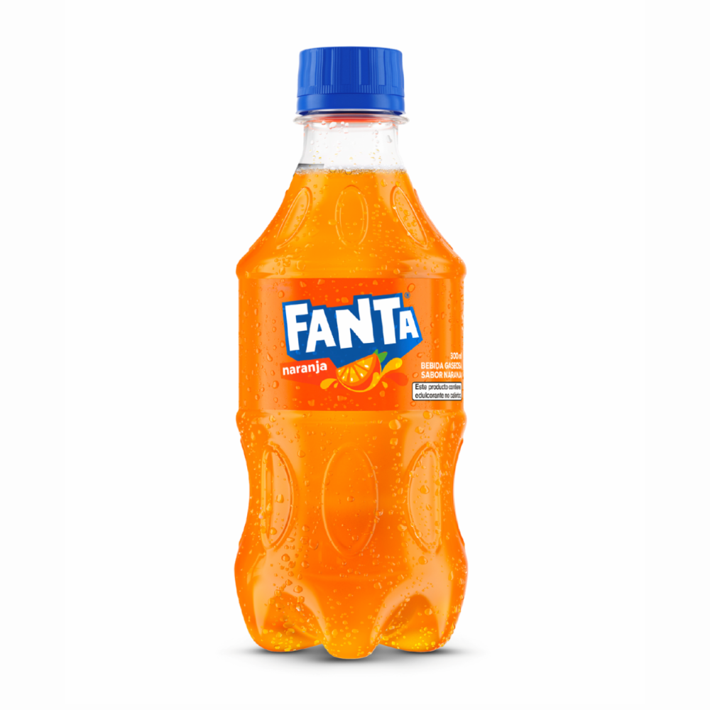 Bebida Gaseosa Sabor a Naranja -Fanta- 300 ml