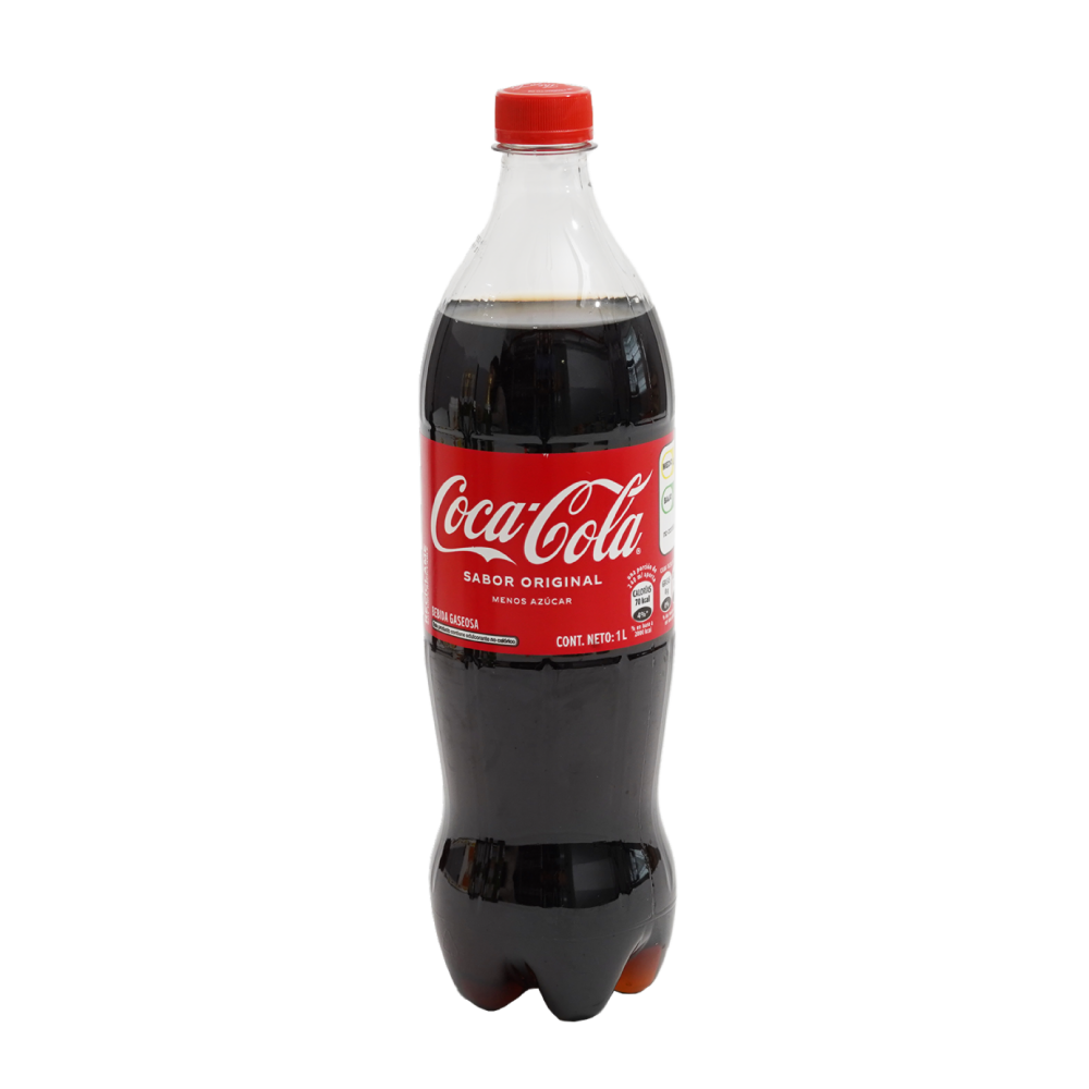 Bebida Gaseosa Sin Azúcar -Coca Cola- 1000 ml.