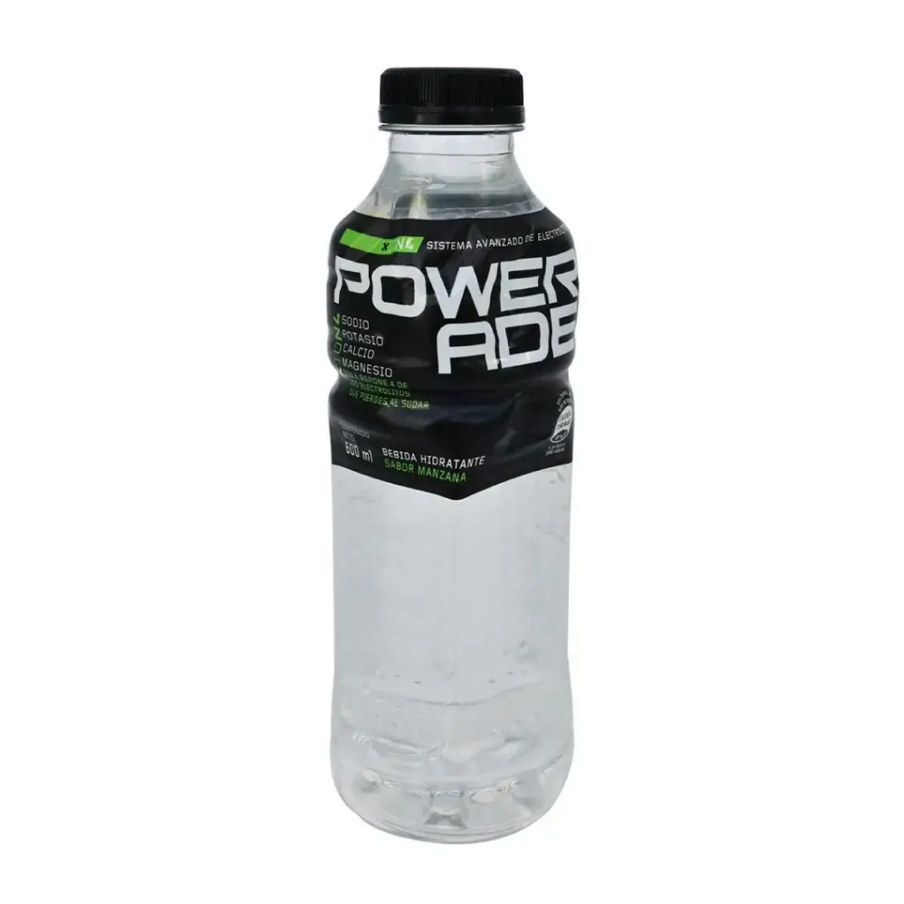 Bebida Hidratante Sabor a Manzana -Powerade- 600 ml.
