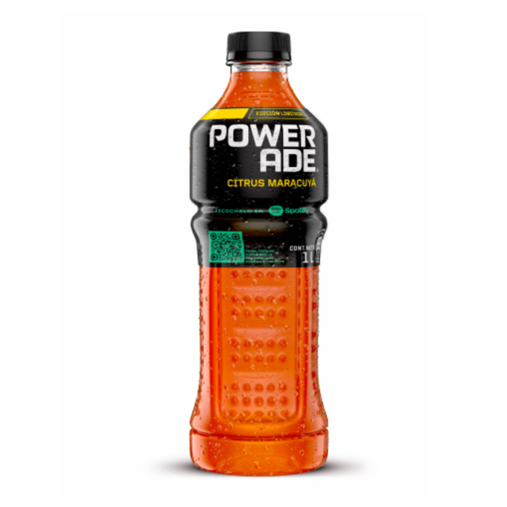 Bebida Hidratante Sabor a Maracuyá -Powerade- 1Lt.