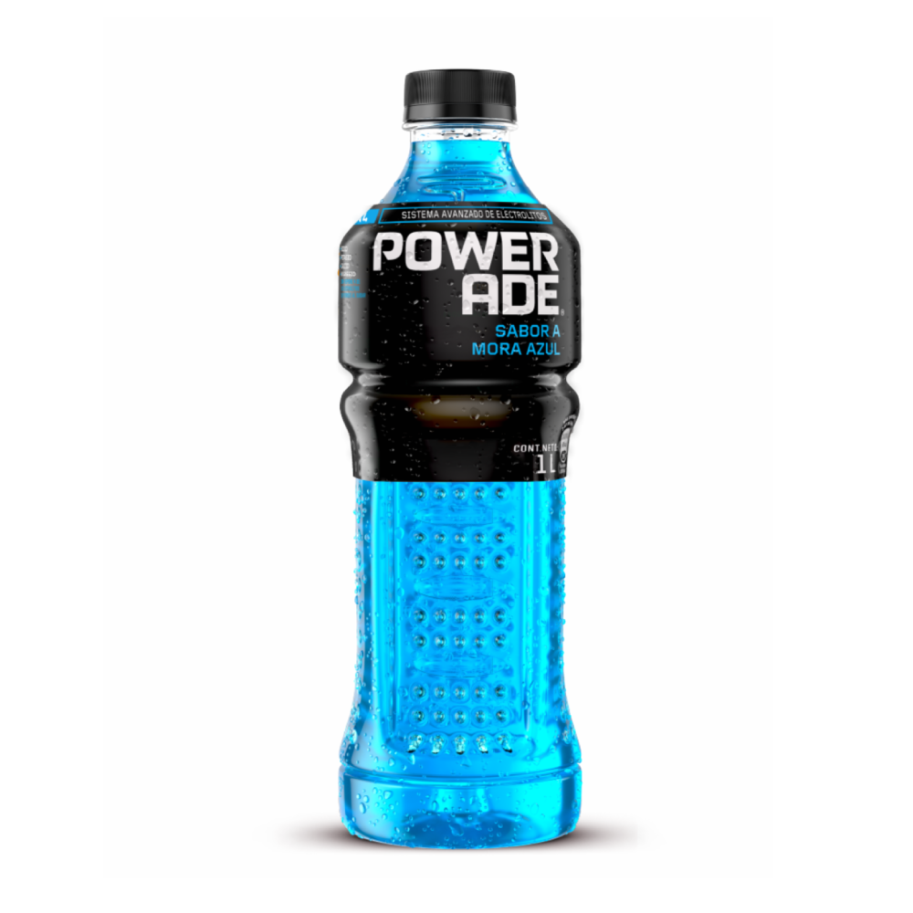 Bebida Hidratante Sabor a Mora Azul -Powerade- 1 Lt.