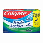 PASTA DENTAL «COLGATE TRIPLE ACCIÓN» 3PACK